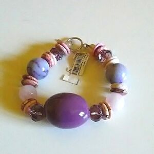 NWT Purple and pink bracelet